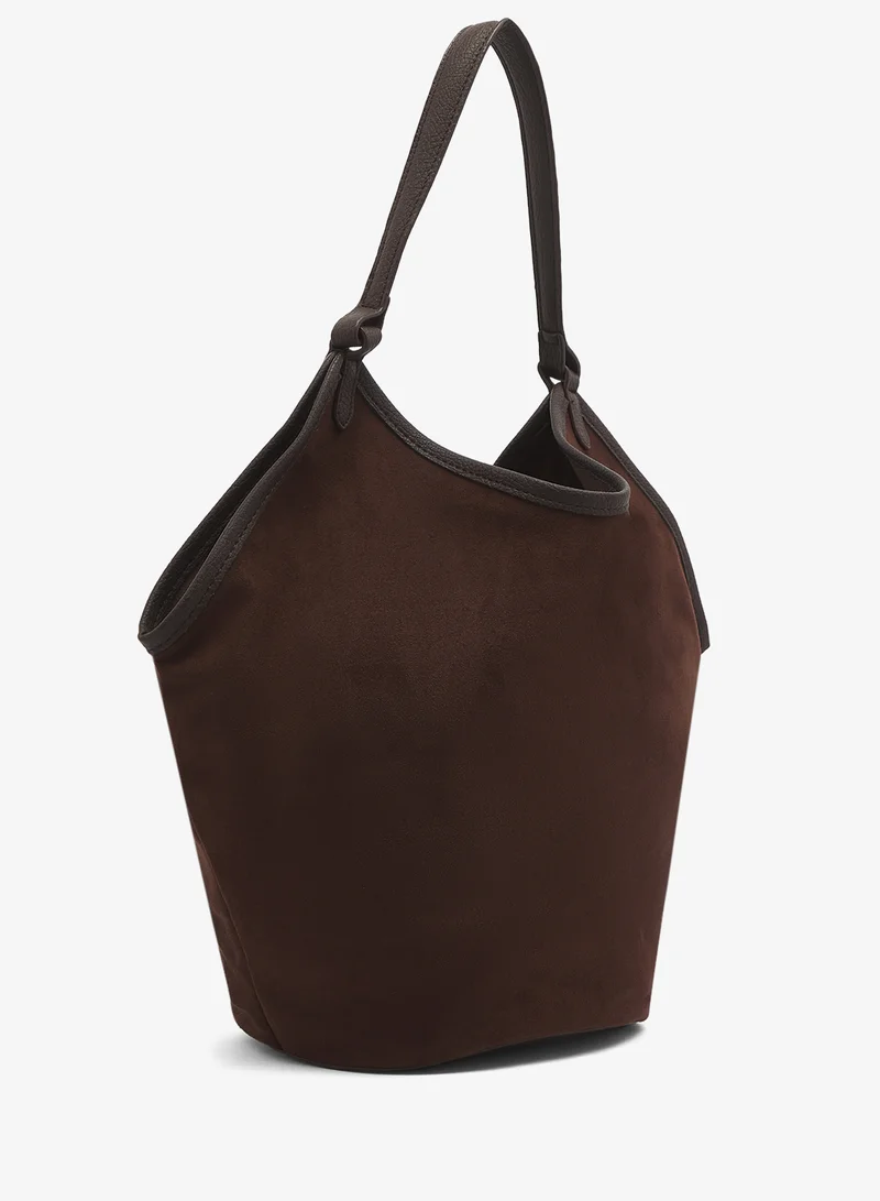 ELLA Suede Slouch Tote